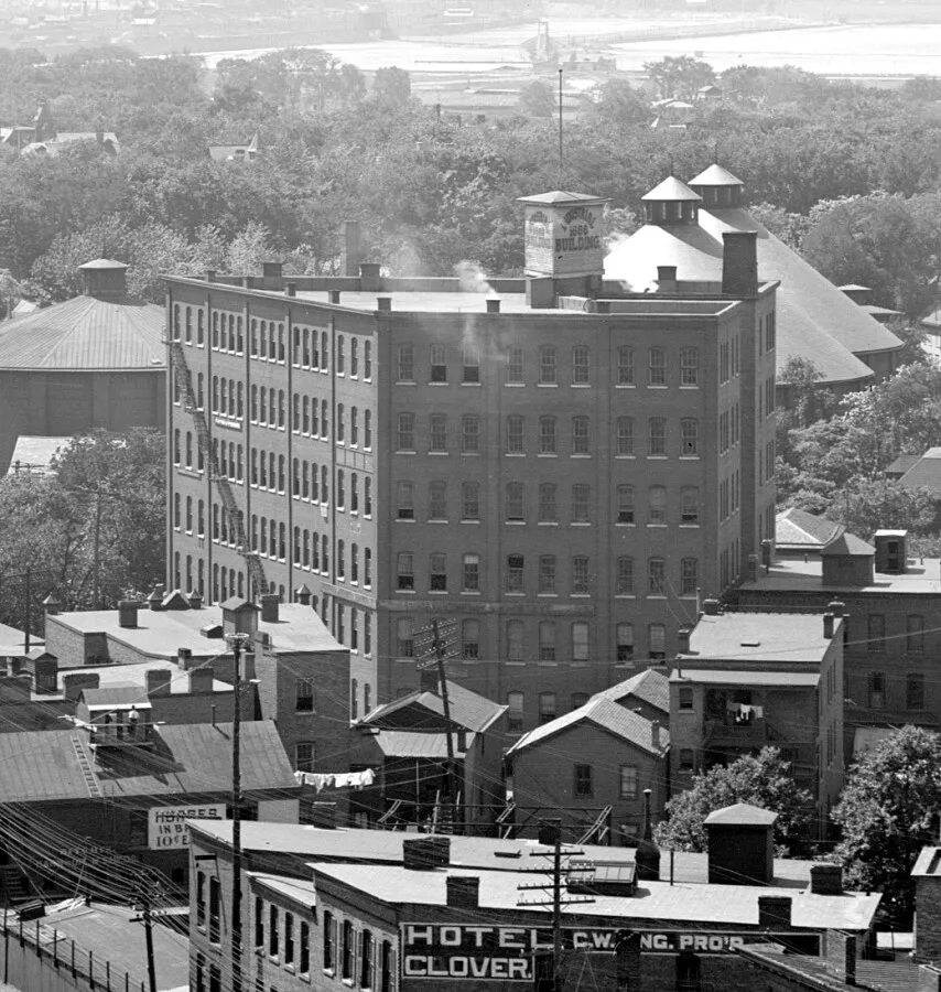 View from the southeast