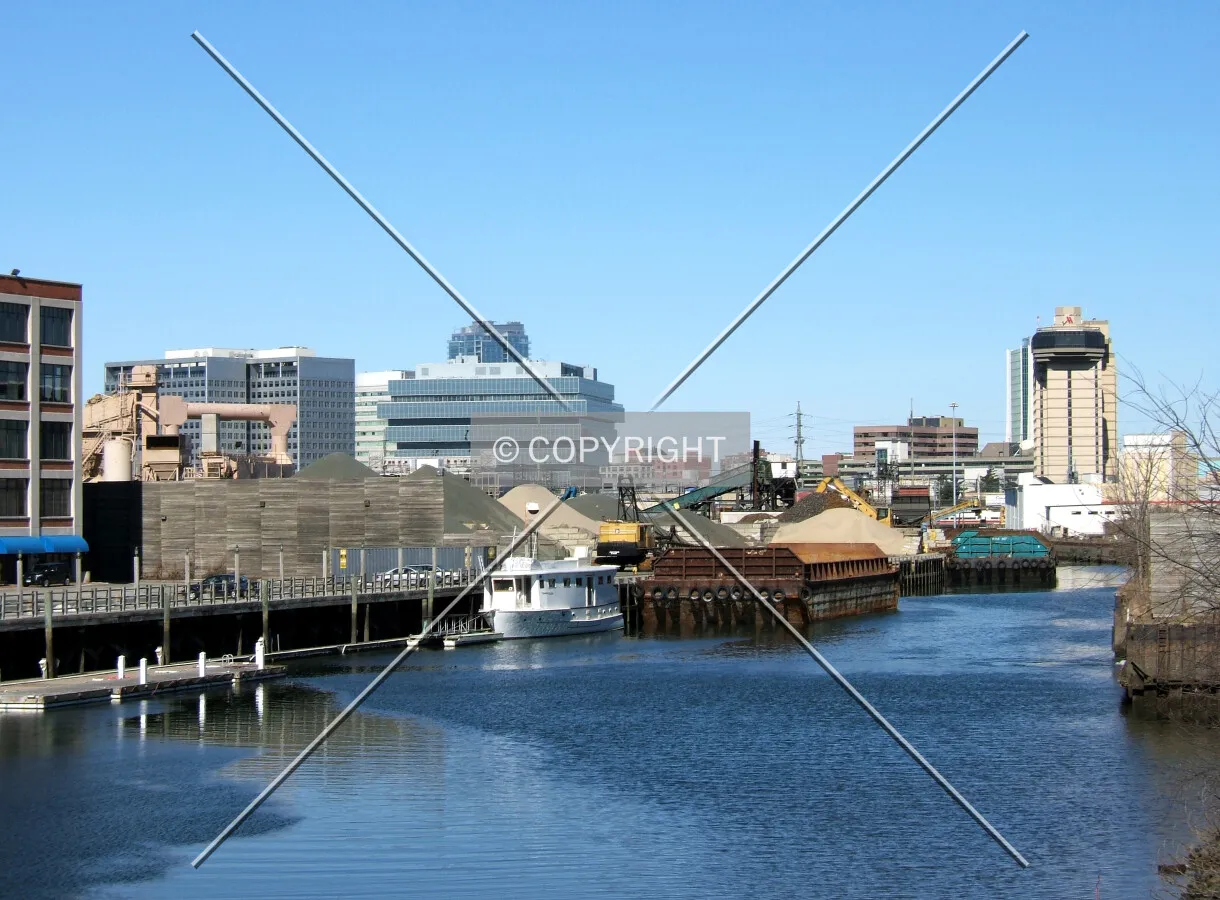Downtown from the south