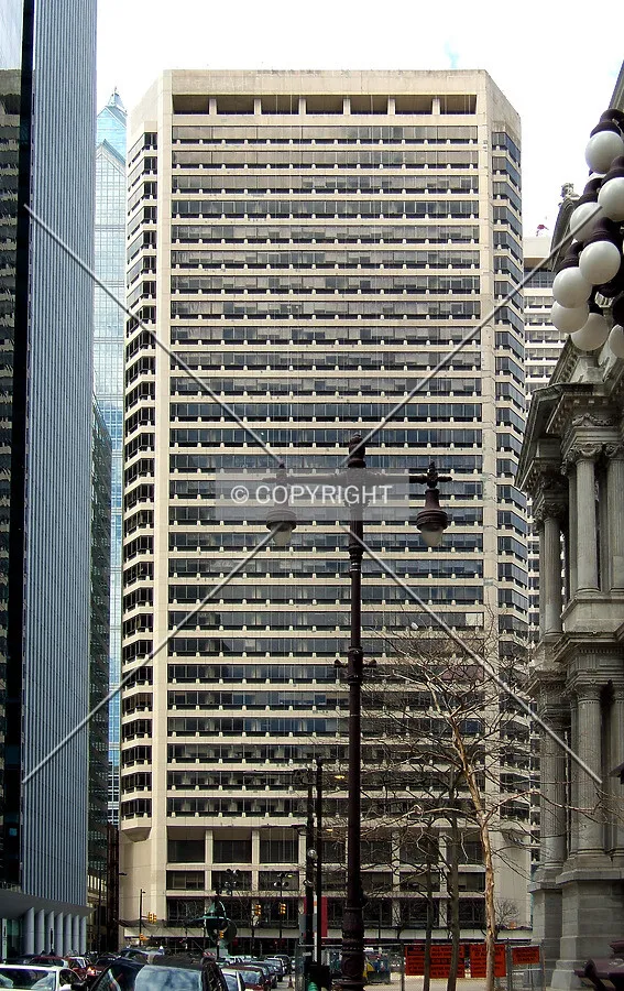 View from the southeast along South Penn Square