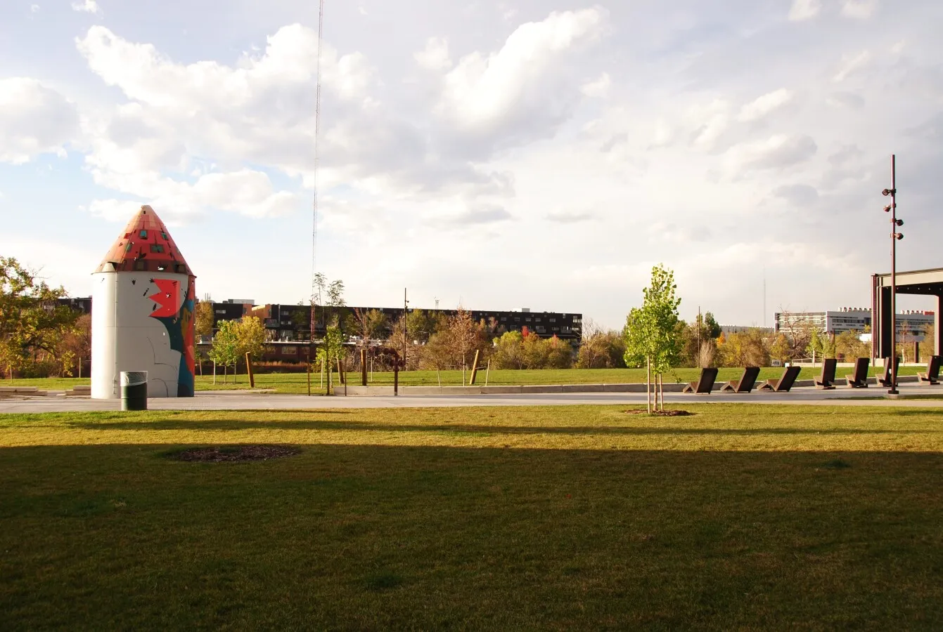 View to the northwest