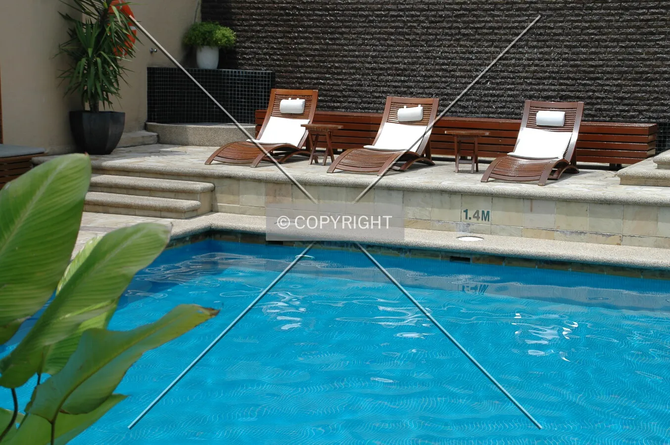 Rooftop pool