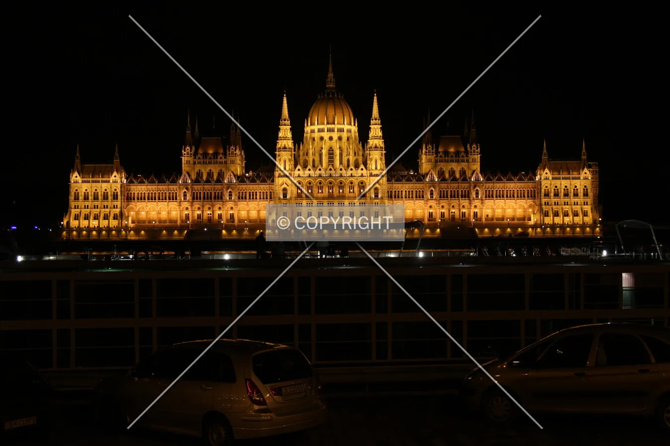 Night view from the west