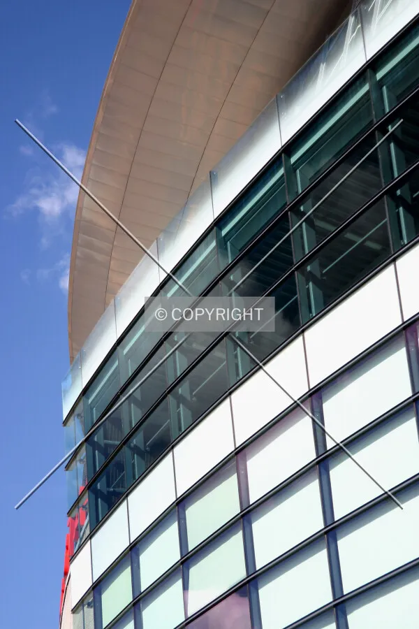 Glass façade