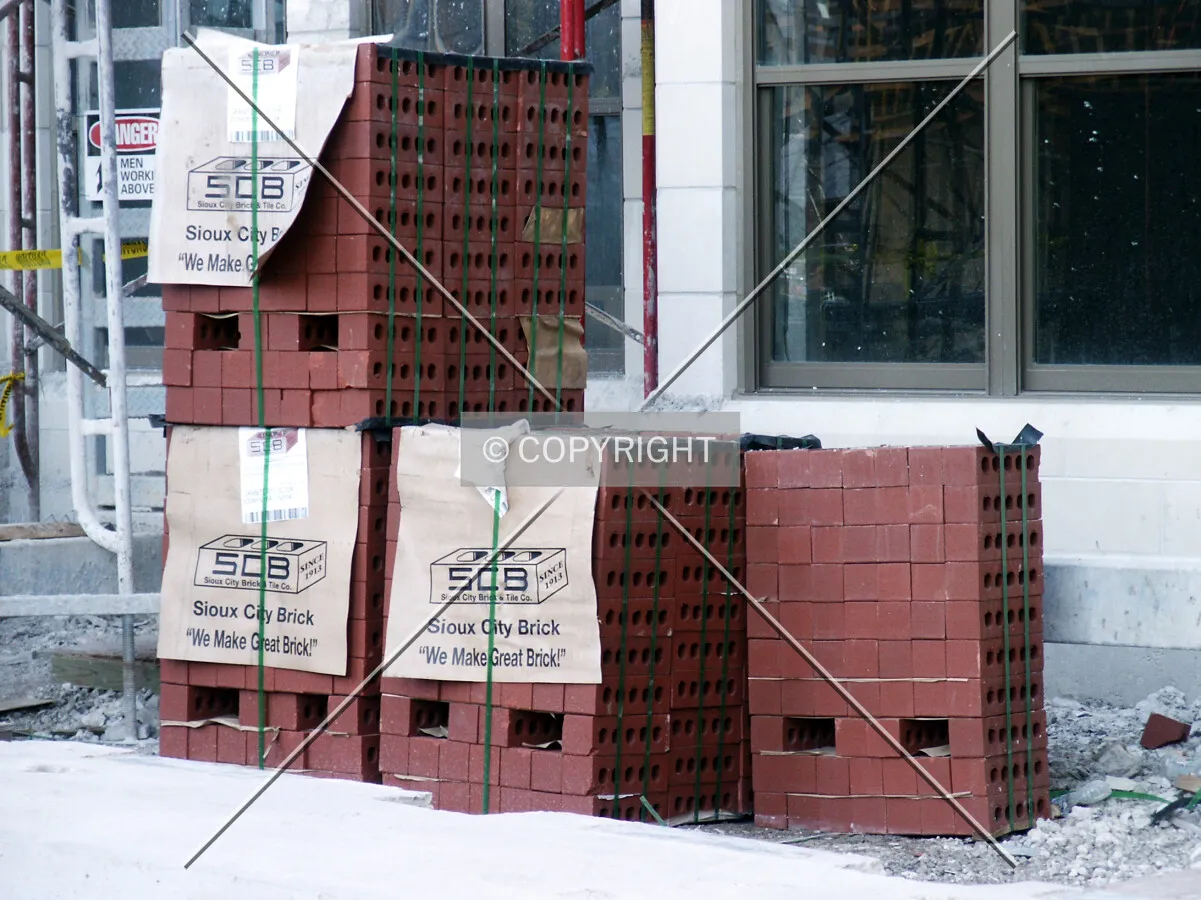 A recent shipment from Sioux City Brick and Tile Company