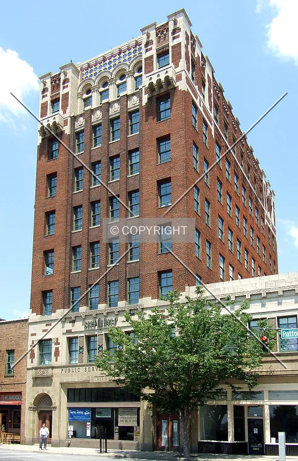 View from the southeast on Patton Avenue