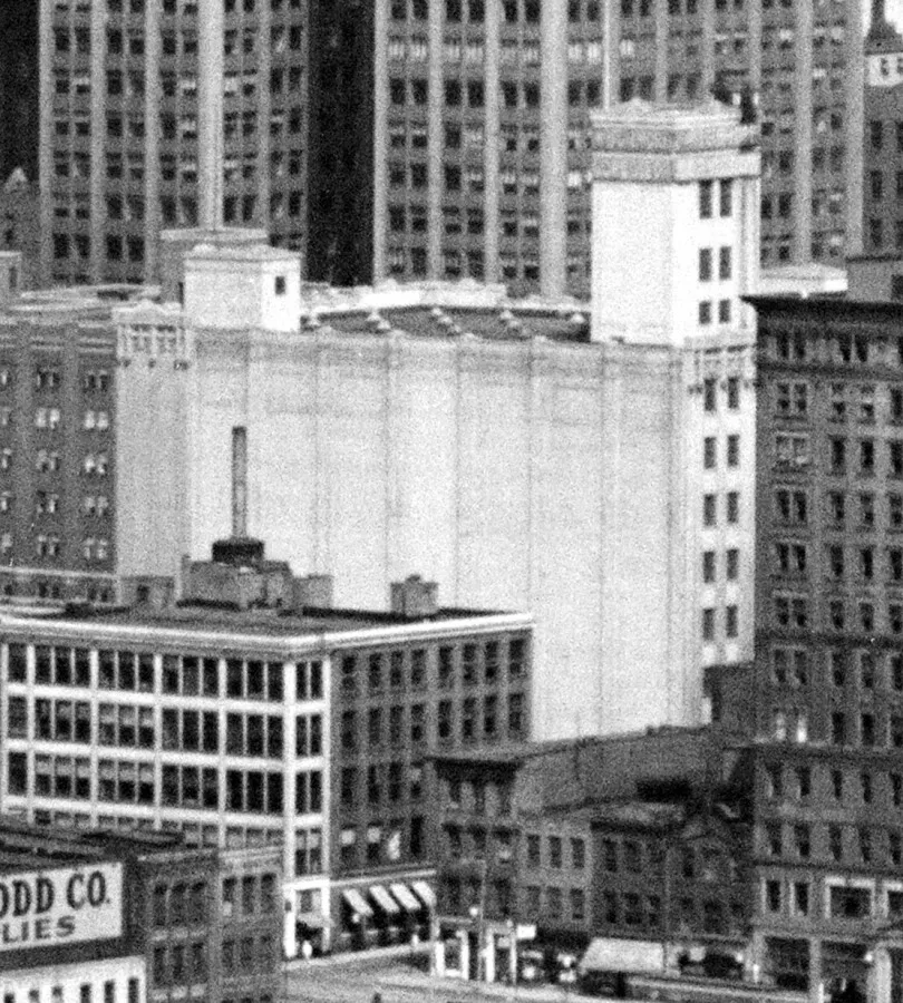 Vintage view from the southwest