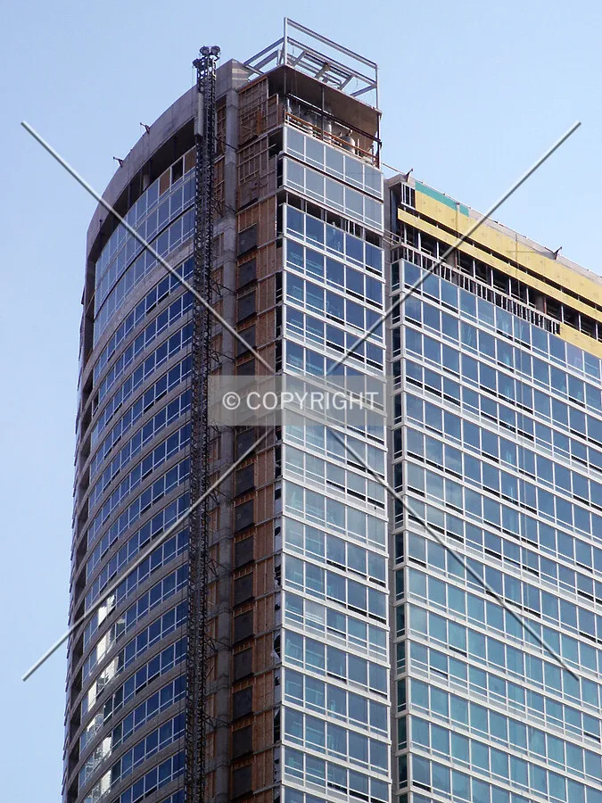 Upper floors viewed from the northeast