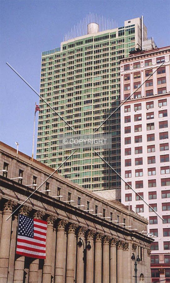 View to the north from 8th Avenue