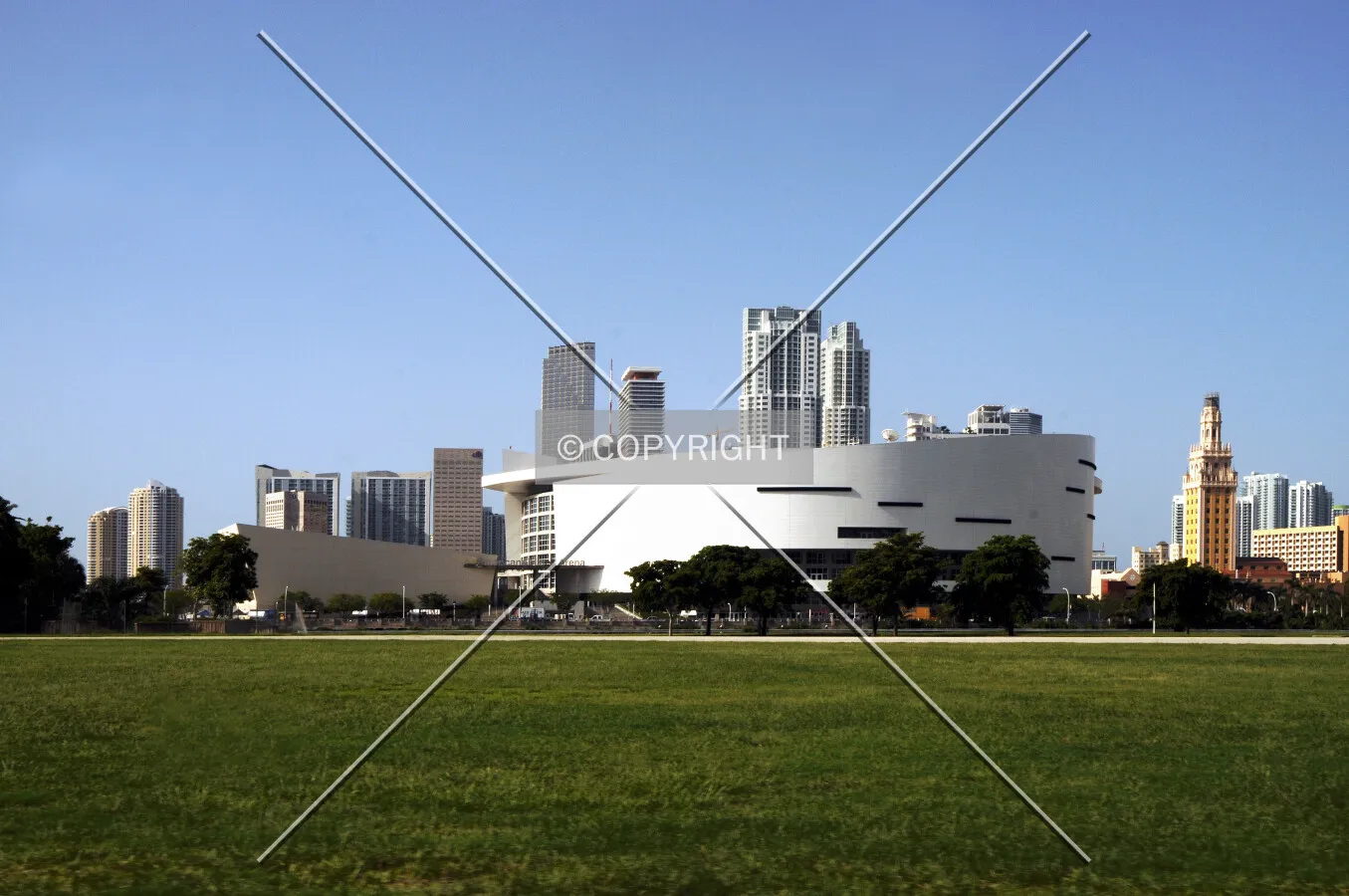 View from the north along Bicentennial Park