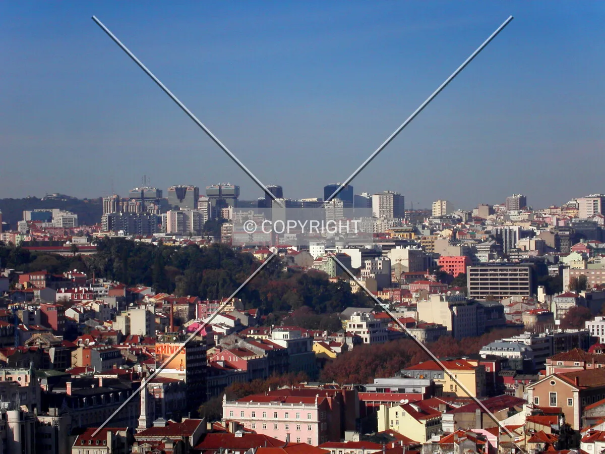 The city as seen from the castle