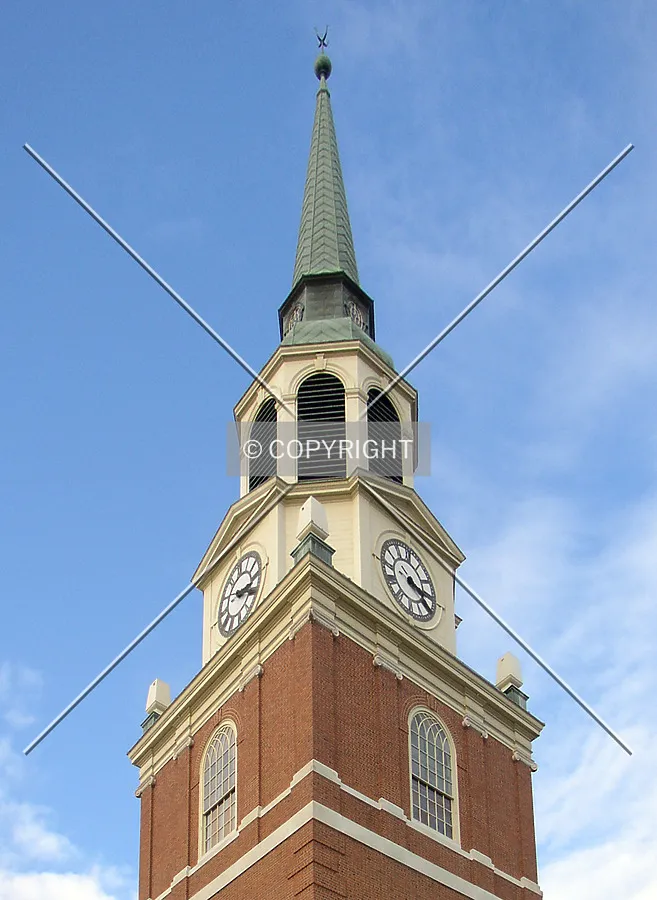 Detail of the steeple from the southwest