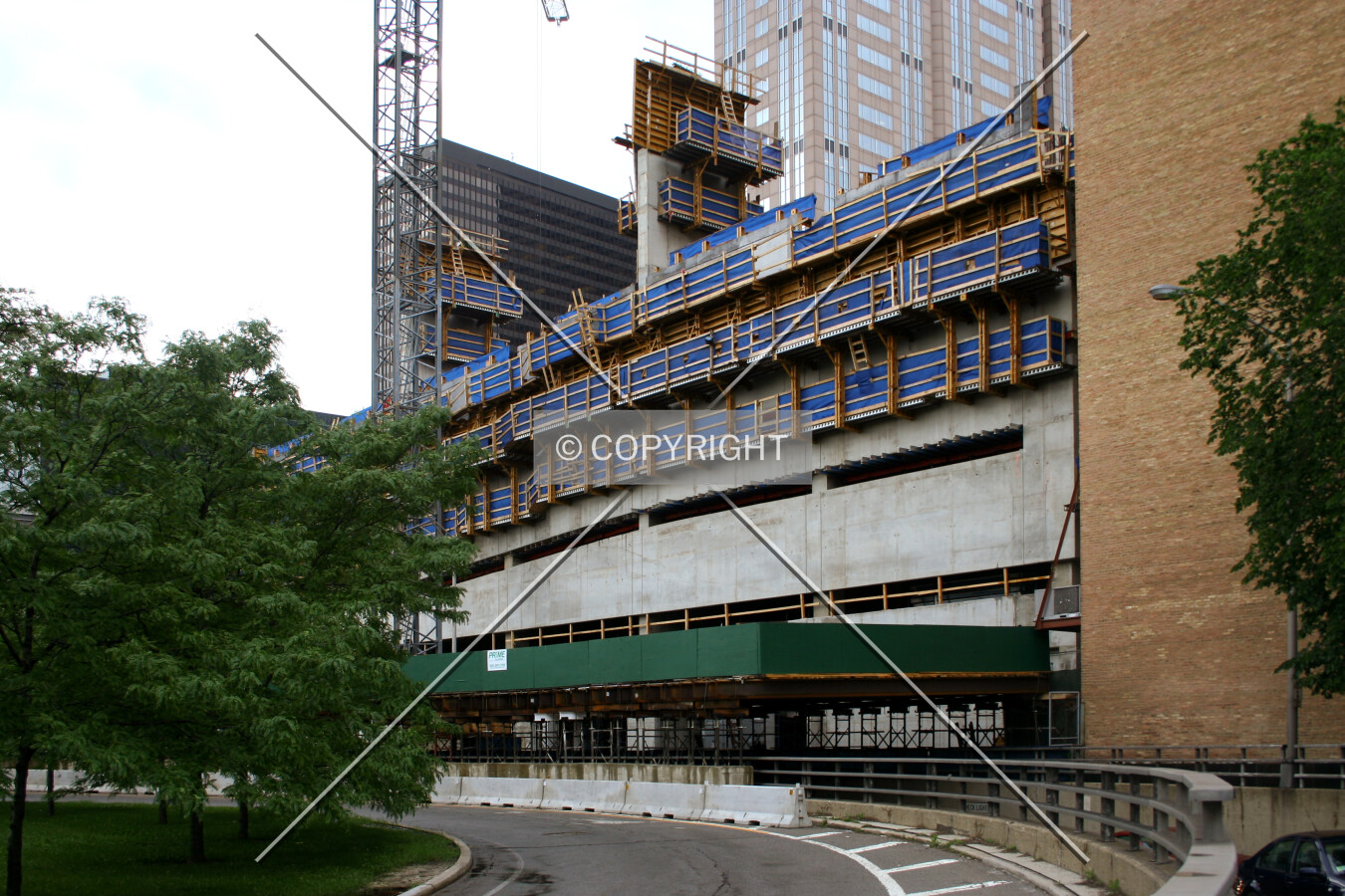 View from the southeast