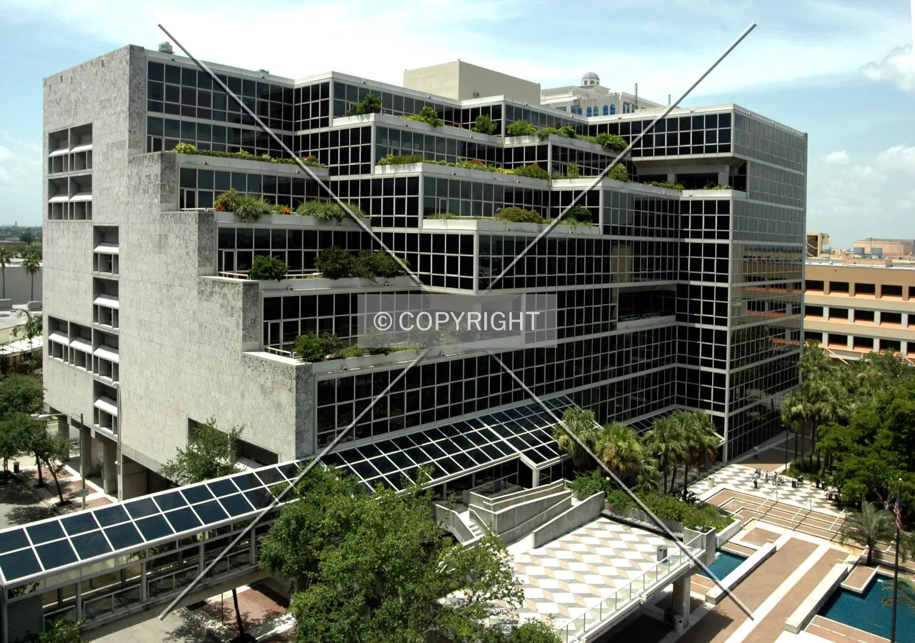Broward County Main Library as seen from the northeast