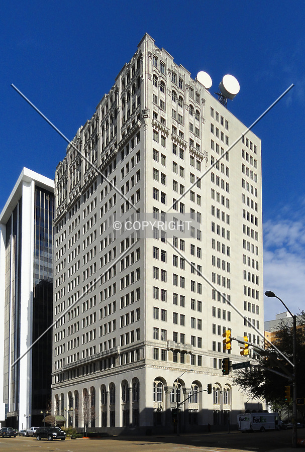 From the southwest across Lamar Street