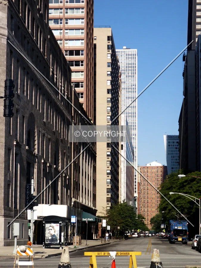 Looking west from Lake Shore Drive