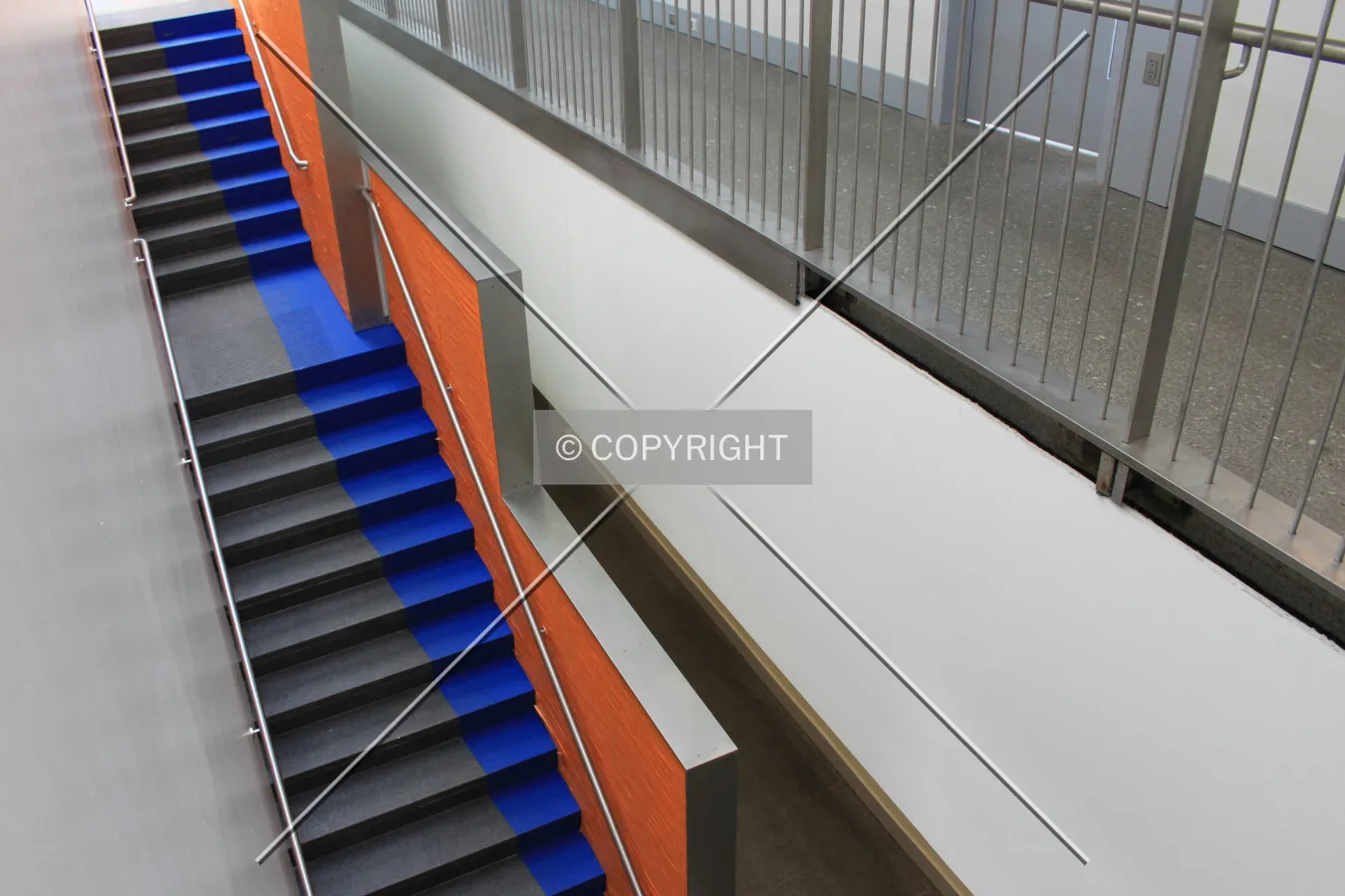 Stairway between the 1st and 2nd floors