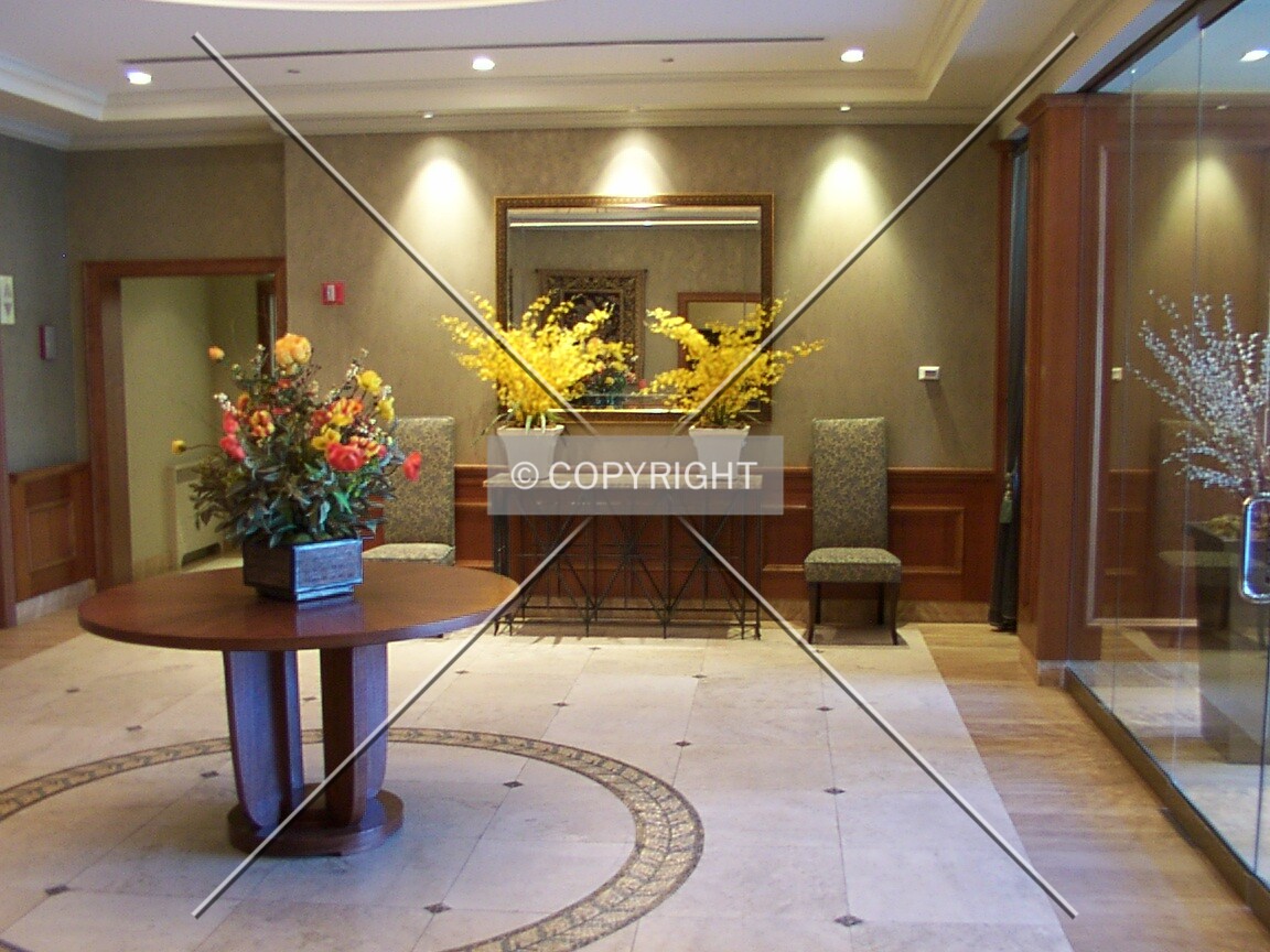 Lobby, looking north