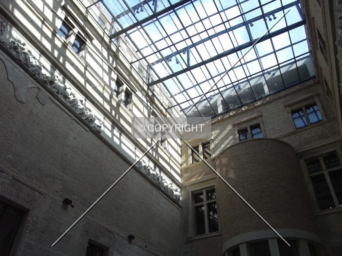 Skylight of Greek Court of Neues Museum Berlin