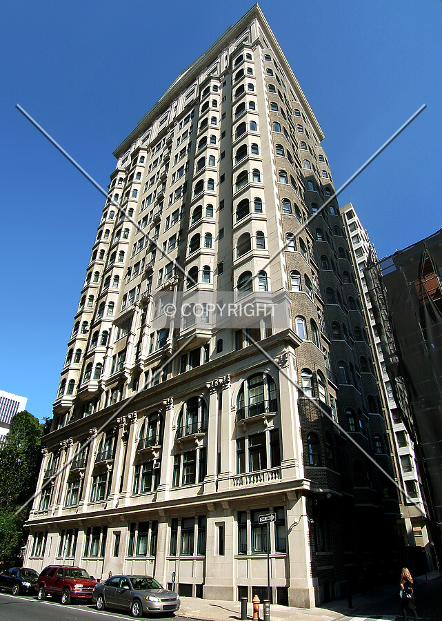 View from the southwest across 19th Street