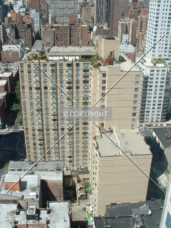View from the east, from 435 East 70th Street