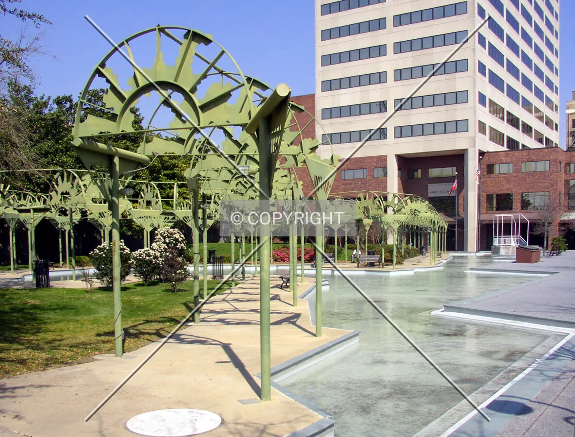 Plaza to the west off 14th Street