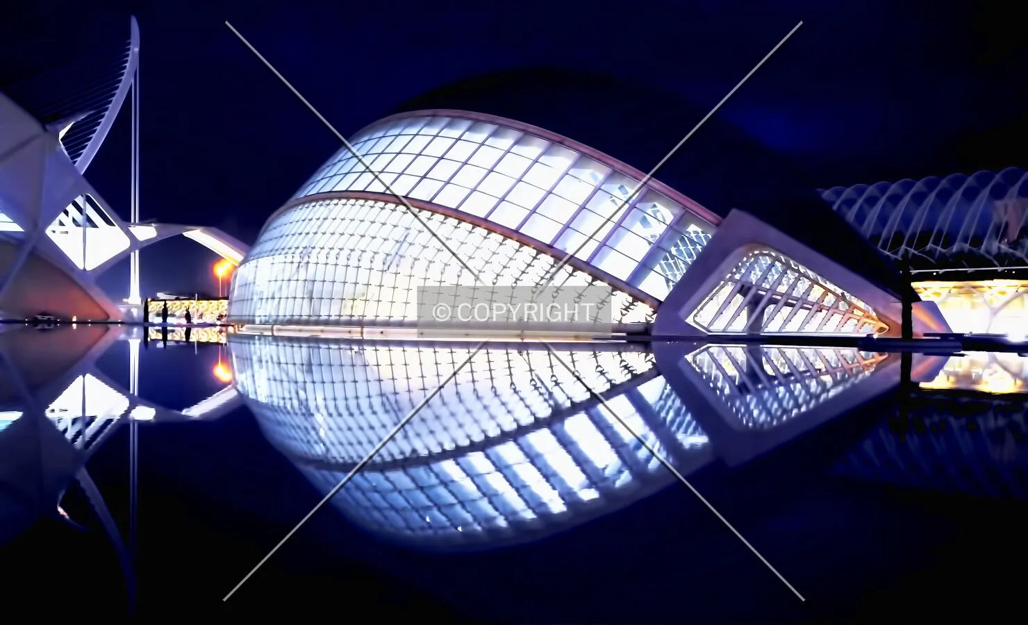 L'Hemisfèric, City of Arts and Sciences, Valencia, Spain, European Union.