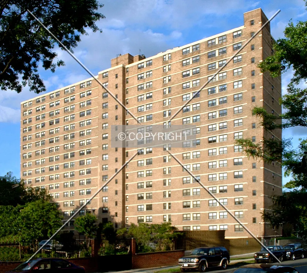 View from the west along Abington Avenue
