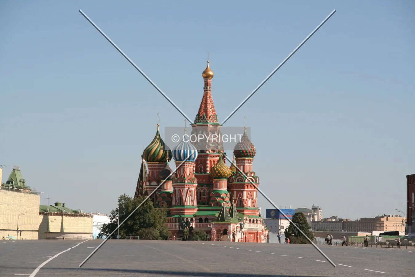 As seen from across Red Square