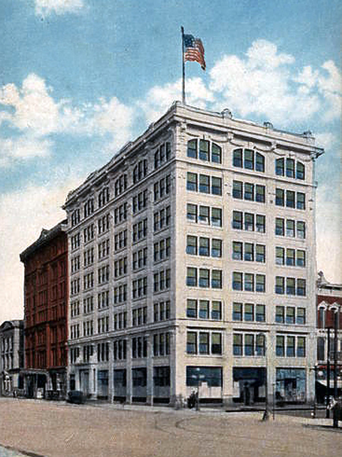 Vintage view from the southwest