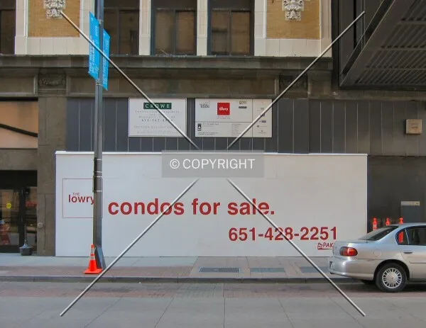 Advertisement along St. Peter Street
