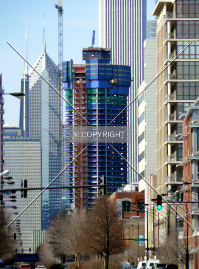 View to the south down Indiana Avenue from 23rd Street