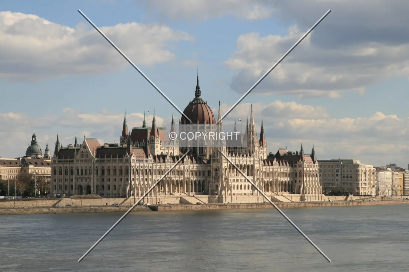 View from across the Danube
