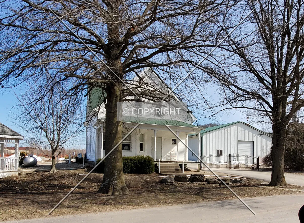 Northwest view; February 22, 2020