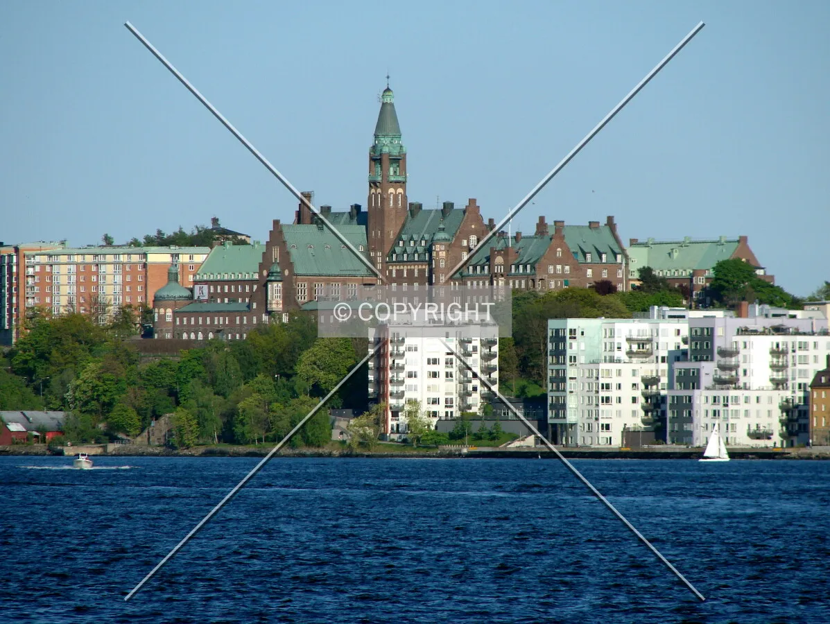 View from central Stockholm