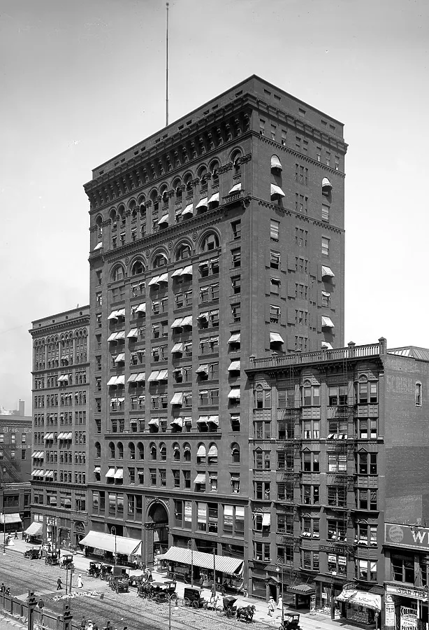 Vintage view from the southeast