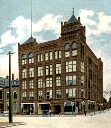Vintage view from the southwest