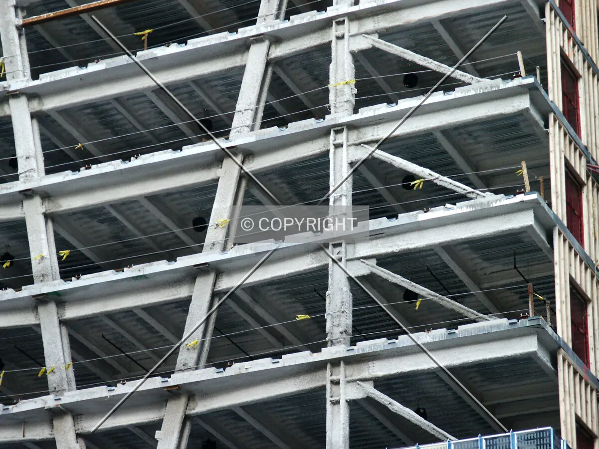 Detail of the beamwork