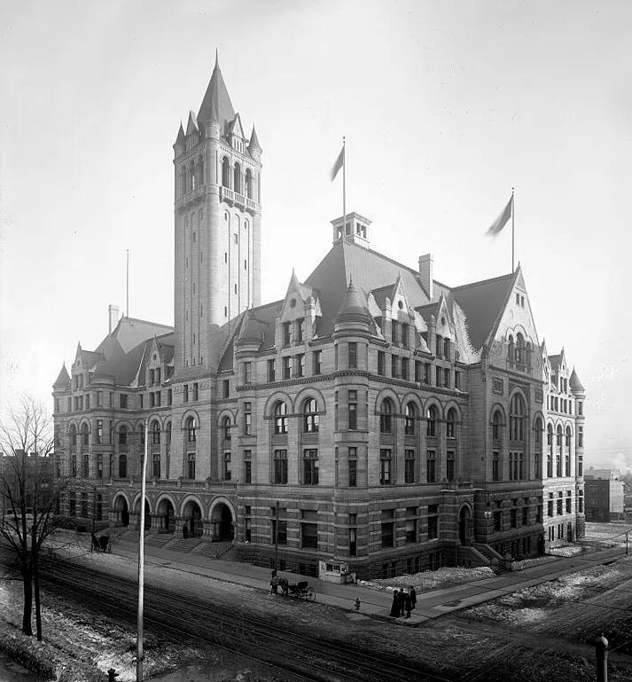 Vintage view from the northwest