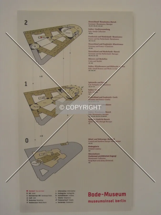 Floor plan of Bode Museum