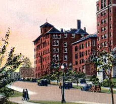 View from the northeast