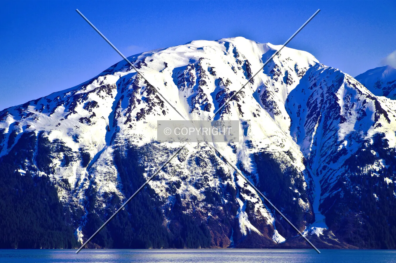 Aleutian Mountain Range, Alaska, U.S.A.