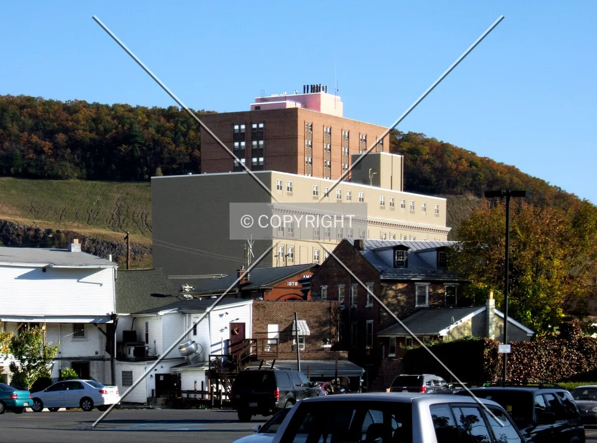 Downtown from the northwest