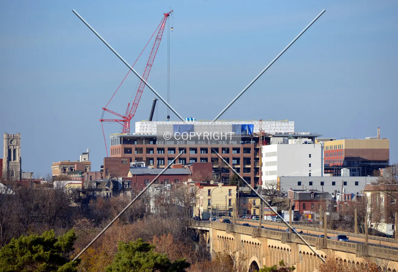 View from the south in Fairview Cemetery