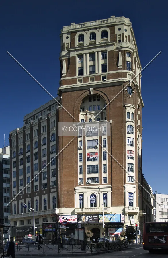 As seen from Callao square