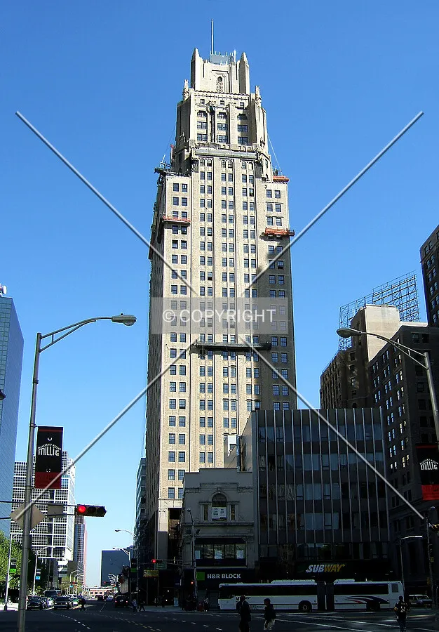 View from the northwest along Raymond Boulevard