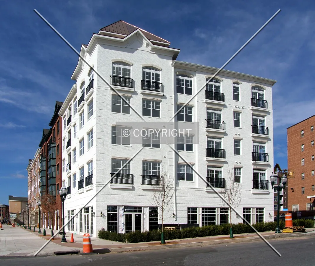View from the northeast along Main Street
