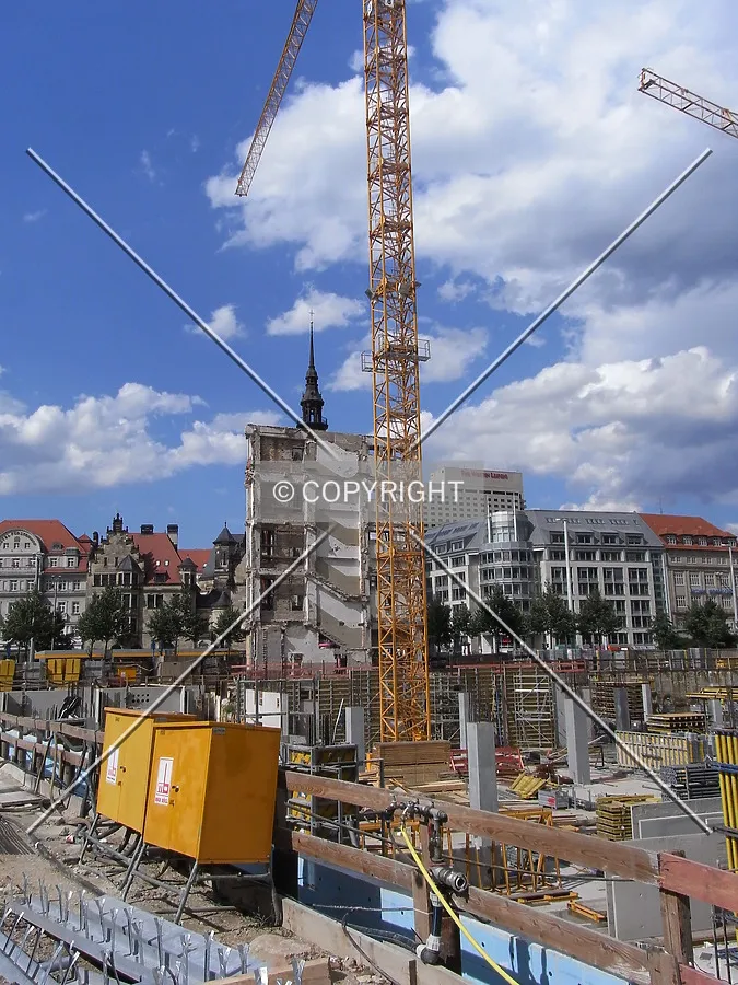 Construction site Höfe am Brühl