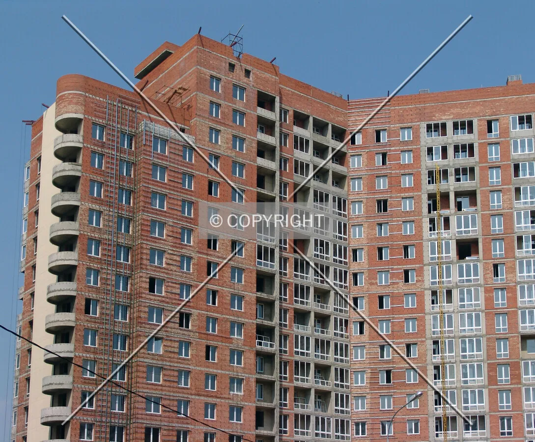The upper floors of the southwestern part