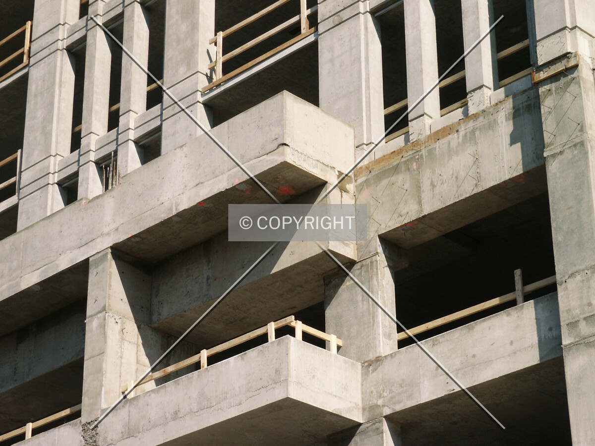 Garage and residential floors in detail