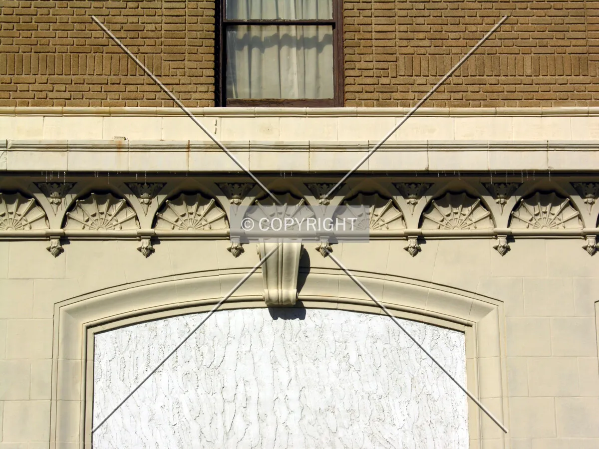 Detail of the southern facade